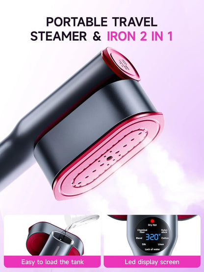 DRFLASH 2-in-1 Steamer & Iron for Clothes