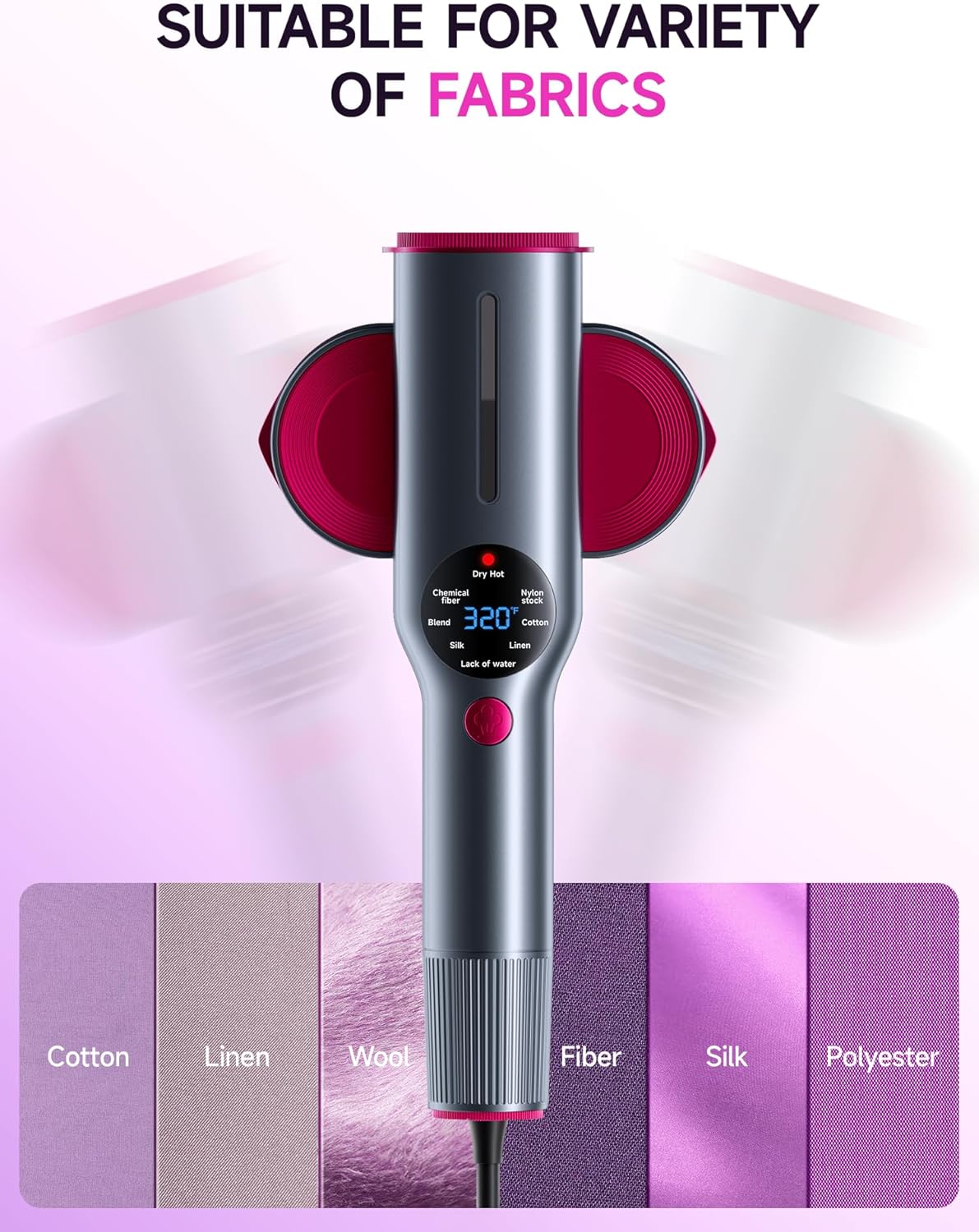 DRFLASH 2-in-1 Steamer & Iron for Clothes